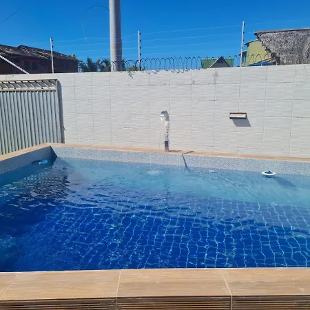Casa Na Rua Do Pirui Em Arembepe Com Ar Villa Exterior photo